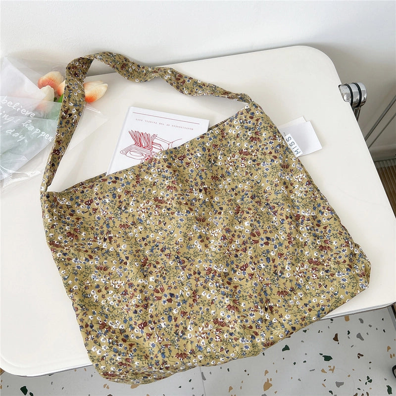 Women's Medium Polyester Flower Leopard Sexy Pillow Shape Open Underarm Bag