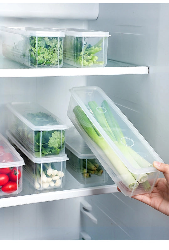 Minimalist Transparent Plastic Storage Box