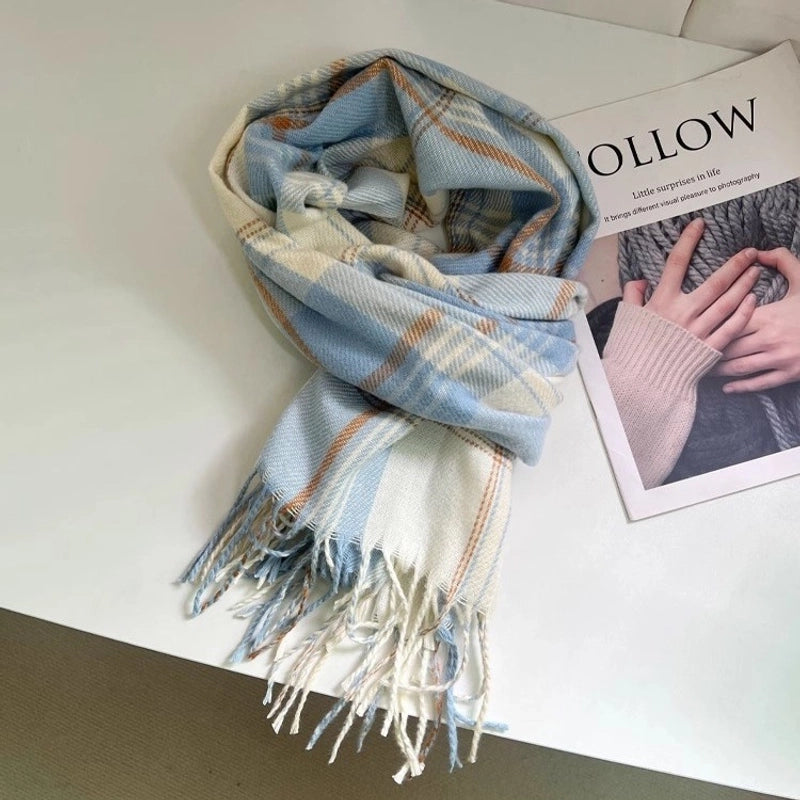 Women's Minimalist Classic Style Solid Color Imitation Cashmere Scarf
