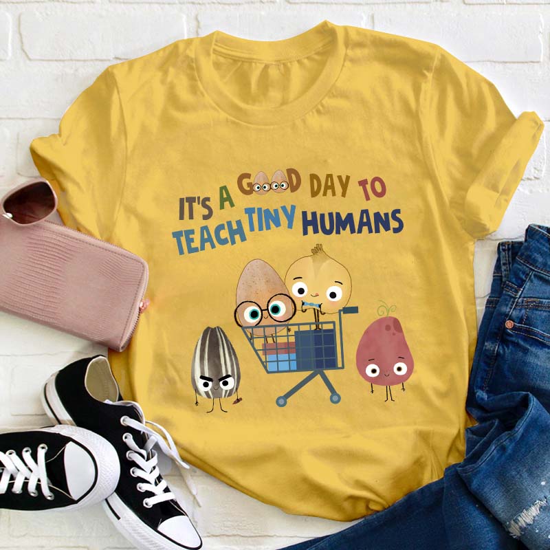 It's A Good Day To Teach Tiny Humans Teacher T-Shirt