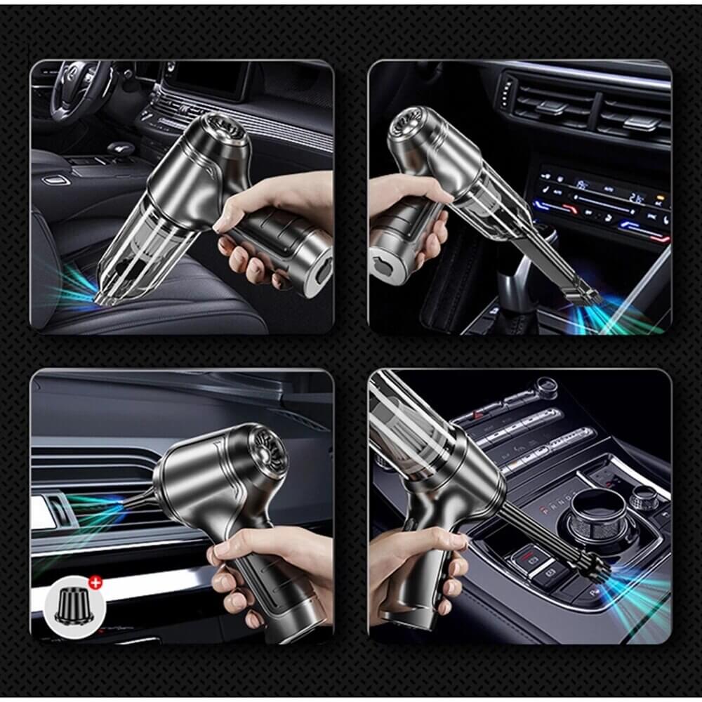 Wireless wet and dry car vacuum cleaner