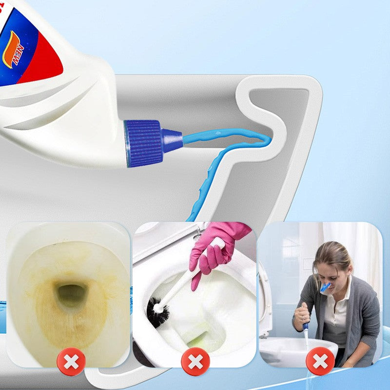 Powerful Descaling Deodorant Toilet CleanerOne bottle is equivalent to five bottles