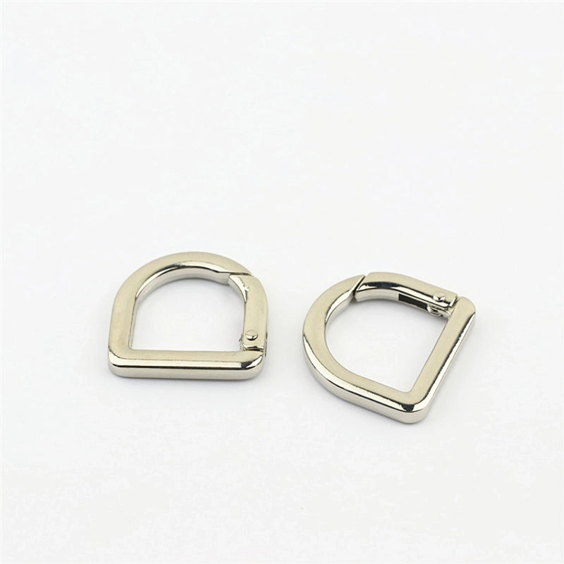 10 Pieces Zinc Alloy Solid Color Bag Hardware
