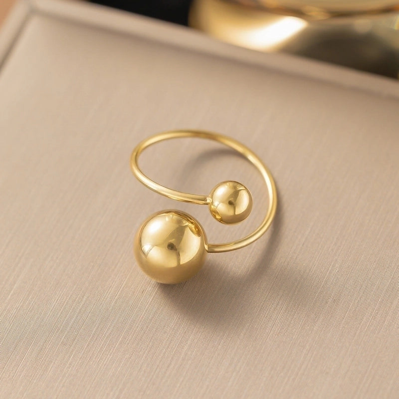 Sweet Bow Knot Titanium Steel Plating Rings