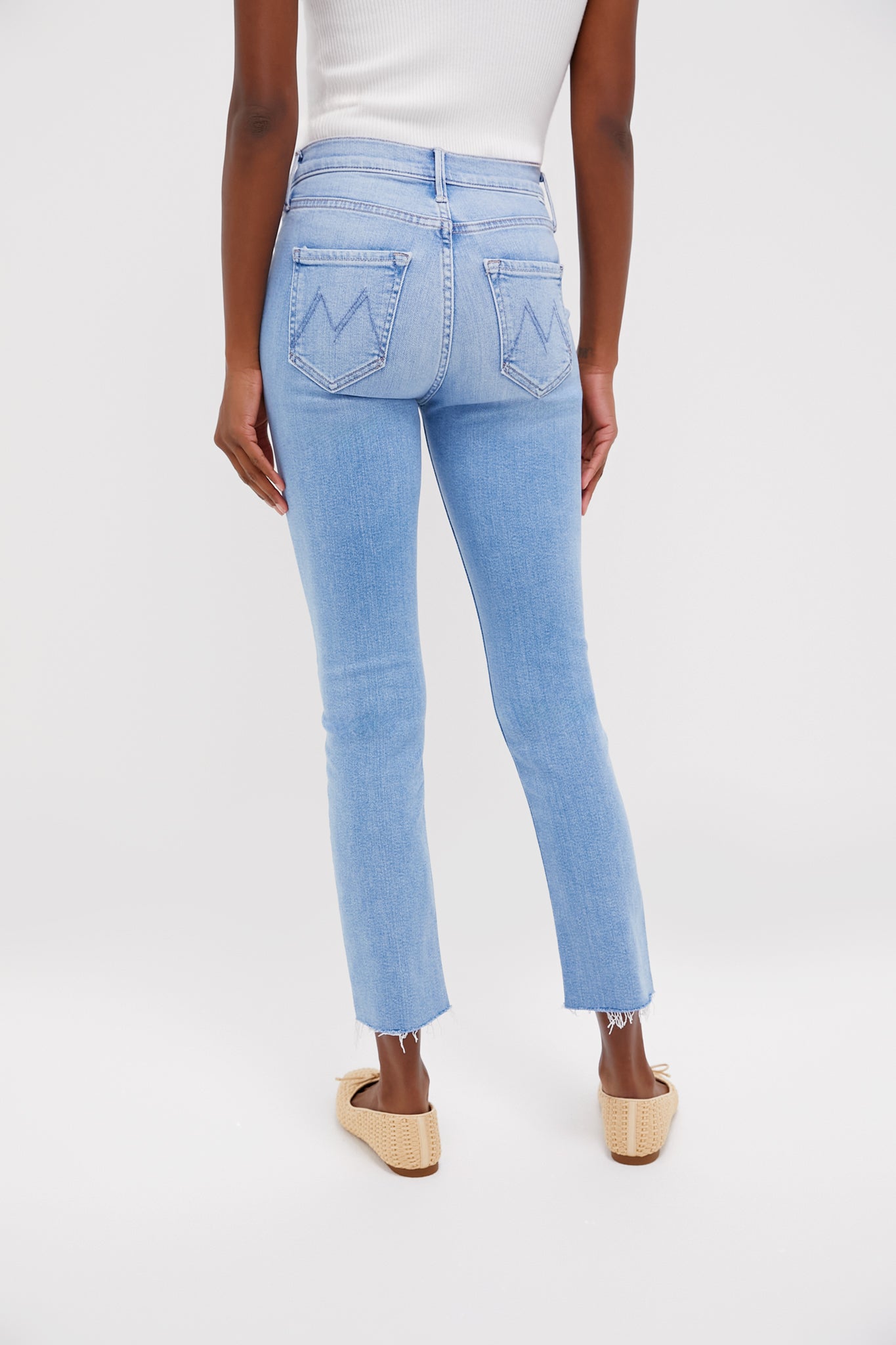 Blessing in Disguise The Mid Rise Dazzler Ankle Fray