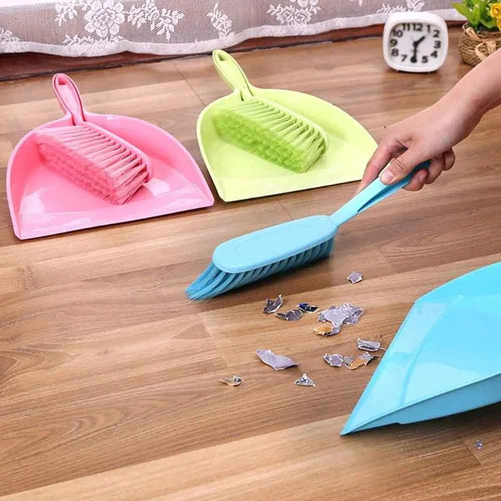 Dust Pan With Brush