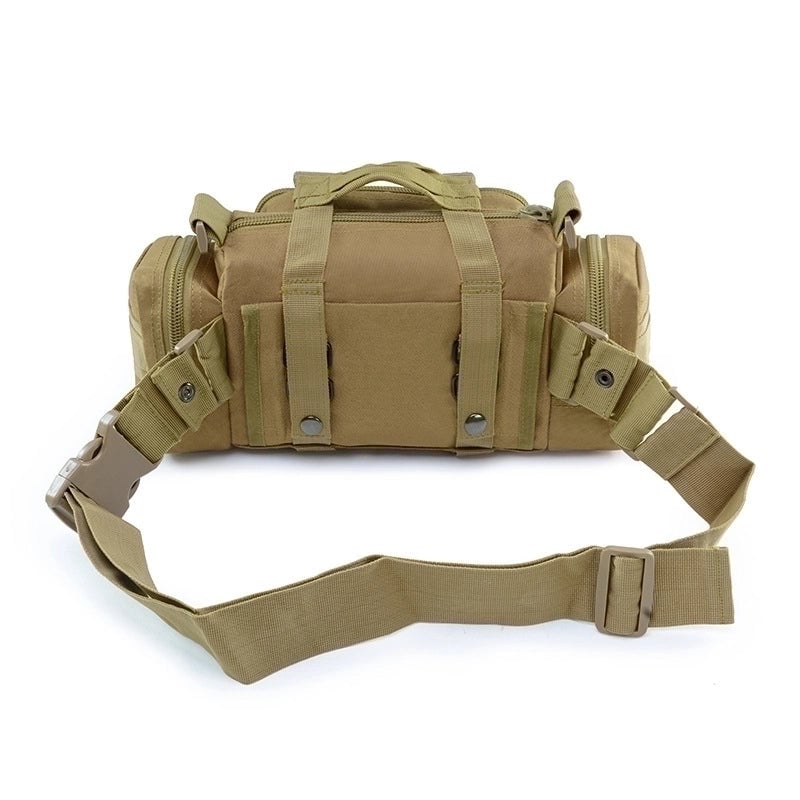 Unisex Sports Solid Color Camouflage Oxford Cloth Waist Bags
