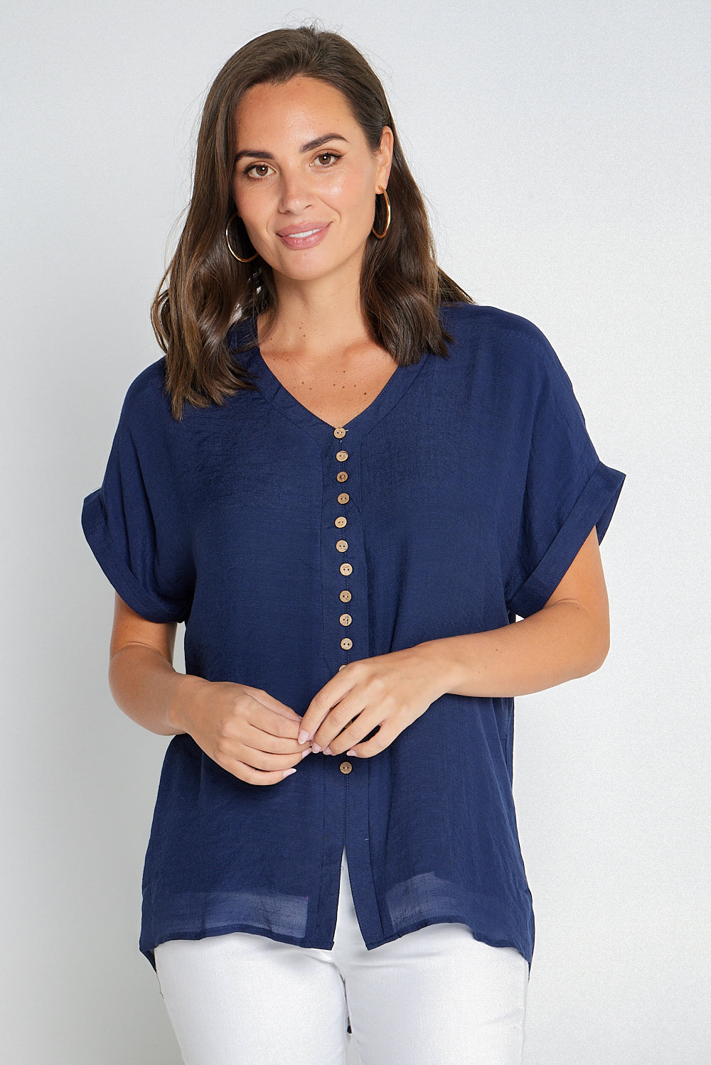 Gemma Top - Navy