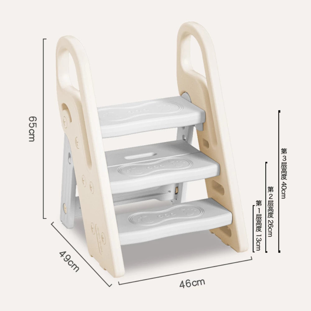 Foldable Bathroom Step Stool for Toddlers