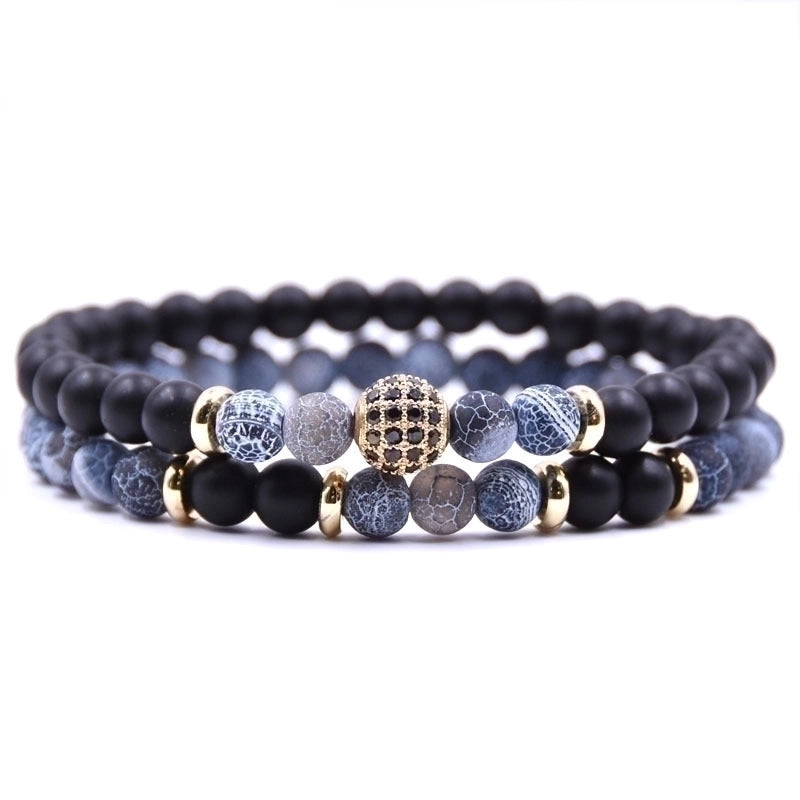 Copper Fashion Geometric Bracelet  (tiger Eye)  Fine Jewelry