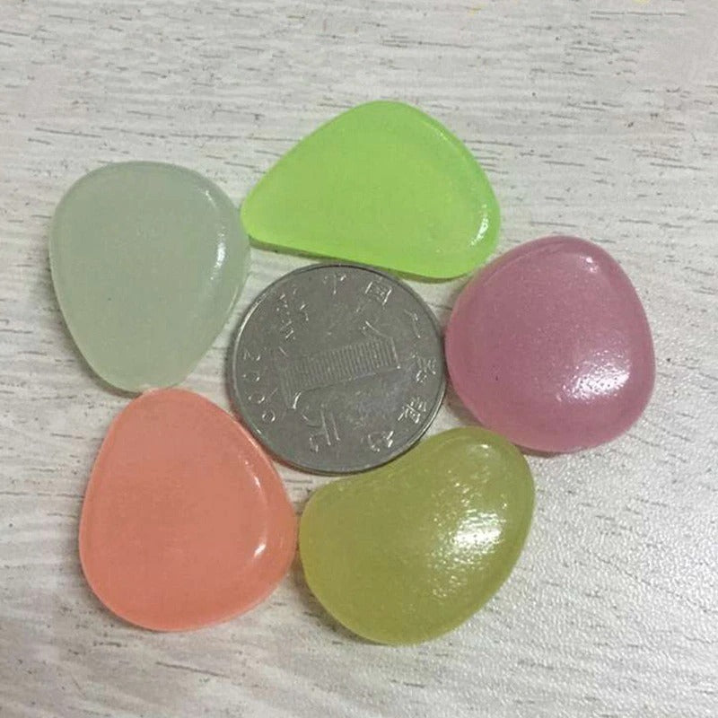 Light Emitting Artificial Pebble Stone For Aquarium