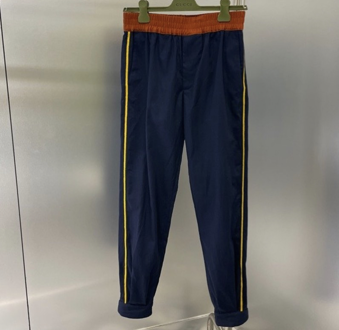 Military cotton drill pant with buckles