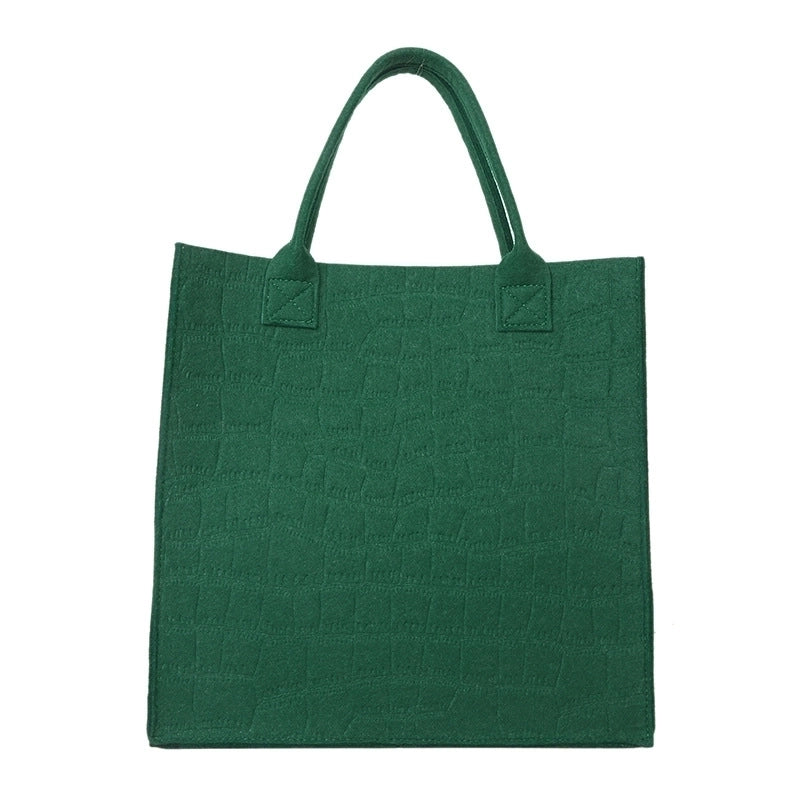 Women's Large Spring&summer Felt Vintage Style Handbag