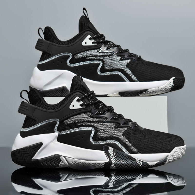 Men's Breathable High-Top Basketball Sports Shoes