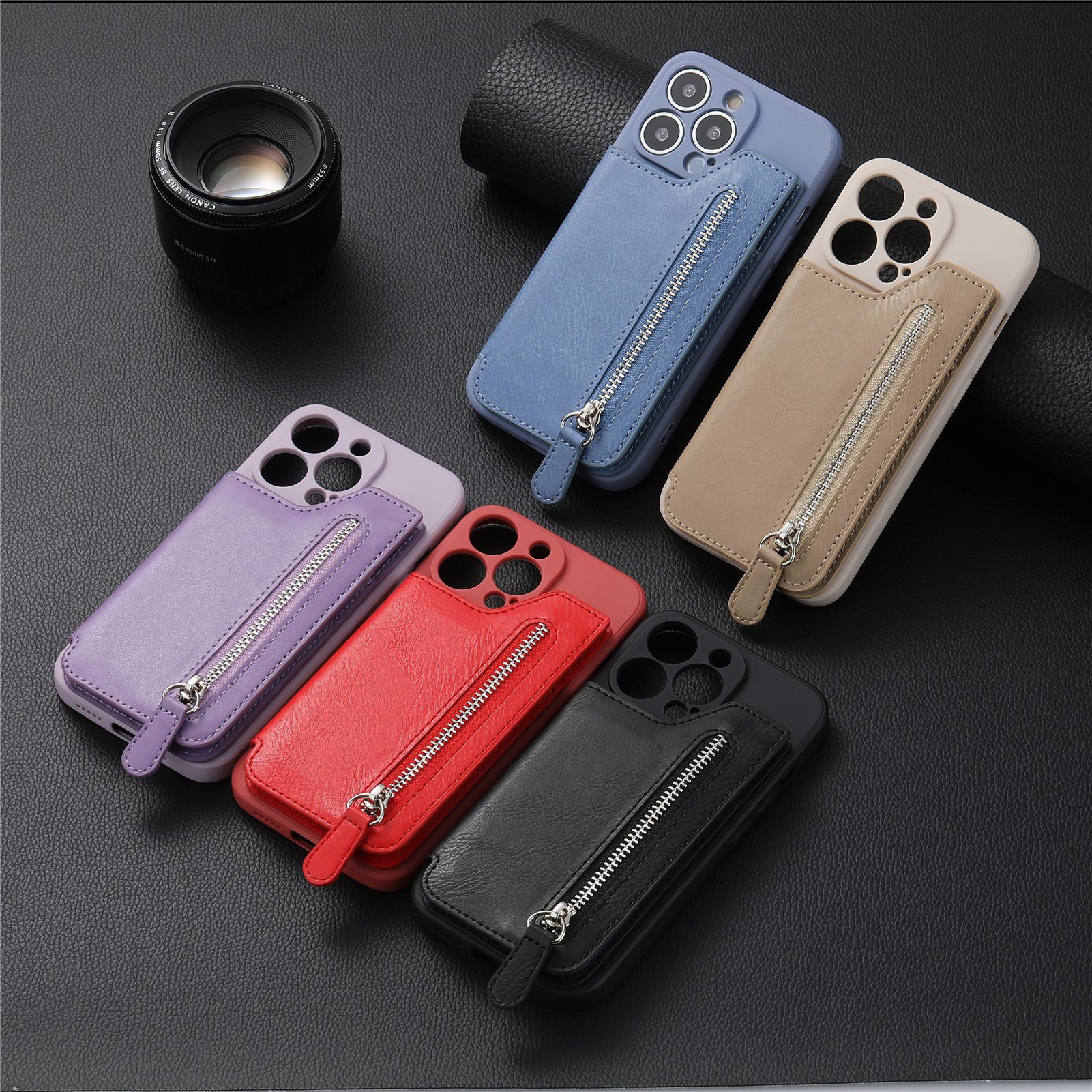 🔥Hot Sale 49% OFF🔥Magnetic Liquid Silicone Shell With Zipper Wallet(BUY 2 FREE SHIPPING)