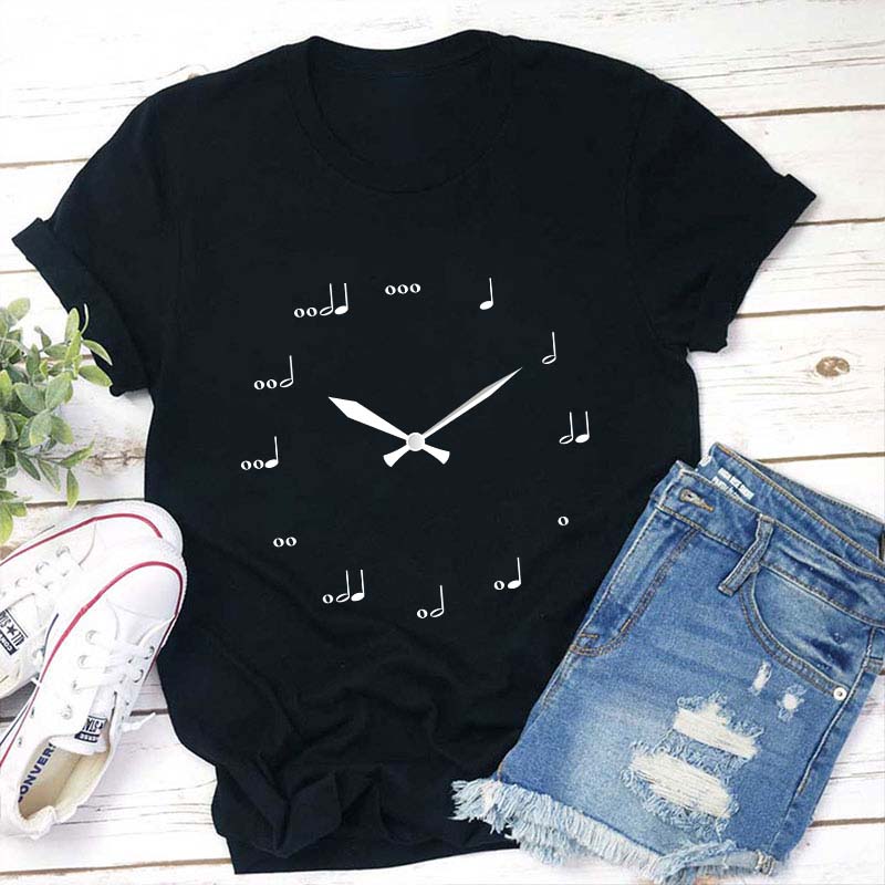 Music Clock Teacher T-Shirt