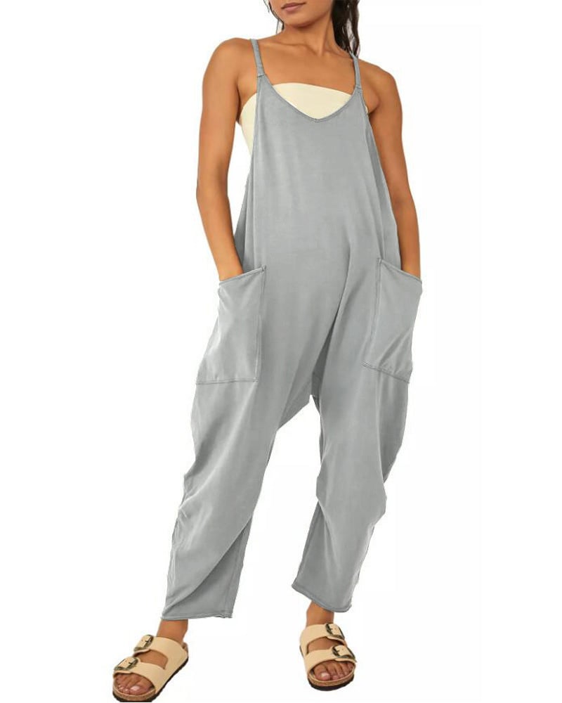 Wide Leg Jumpsuit with Pockets