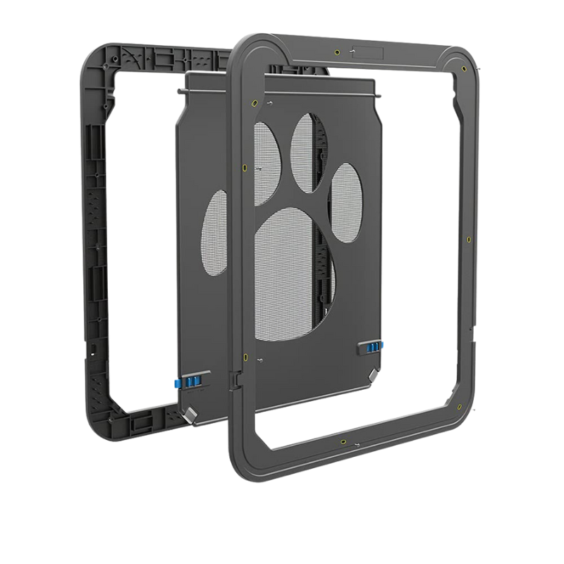 Lockable Cat Black Window Gate