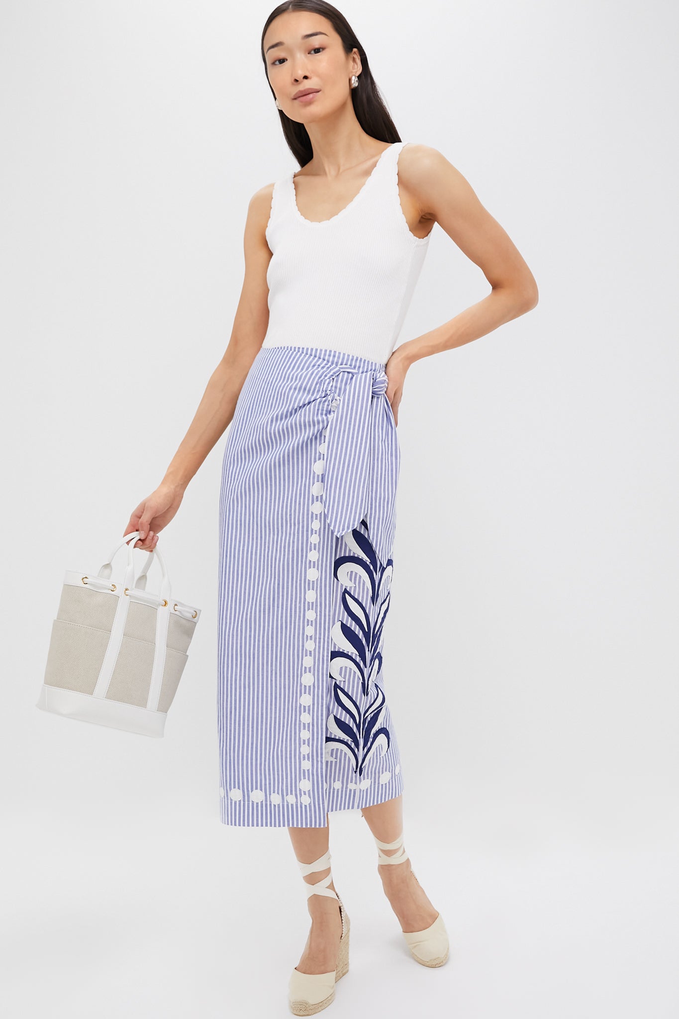 Navy Loren Skirt
