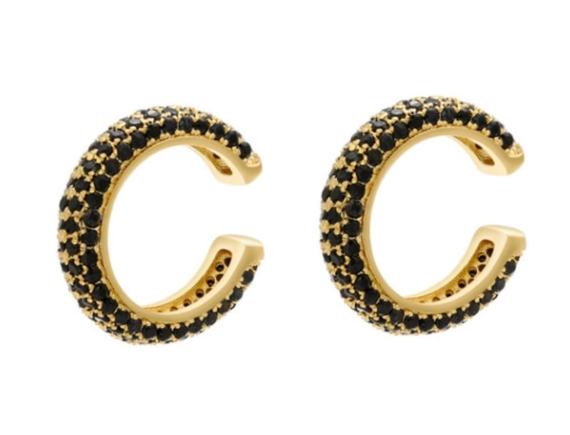 Fashion Geometric Plating Copper Zircon Copper Earrings
