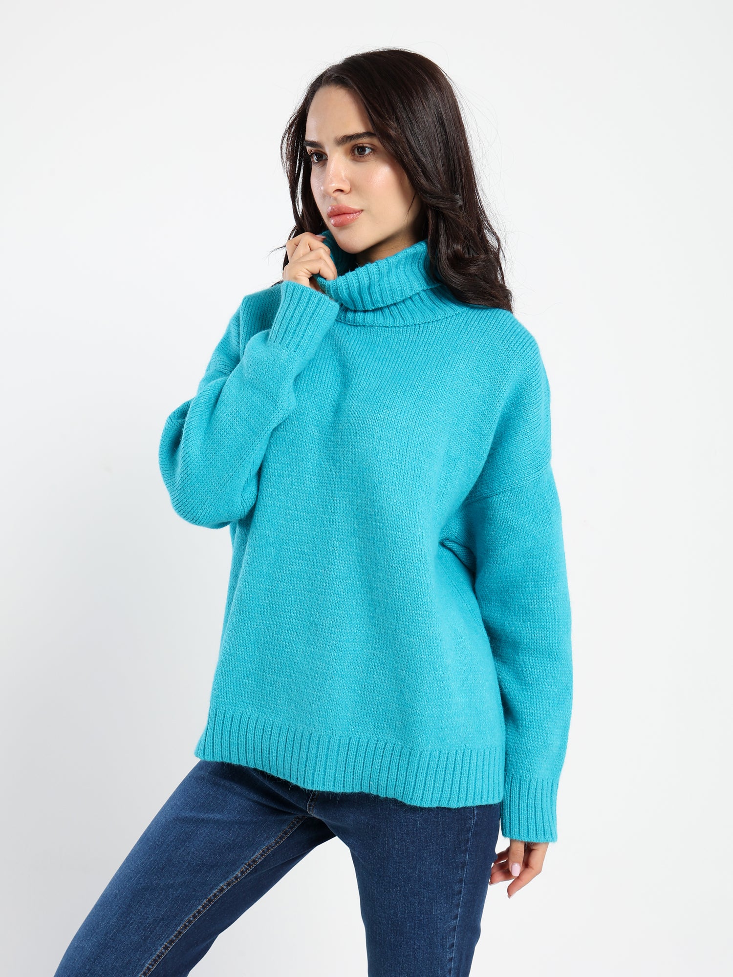 Casual Knitwear Pullover Turtleneck