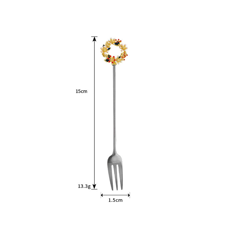 Christmas Fashion Cartoon Stainless Steel Tableware