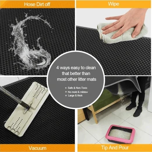 🔥Hot Sale 49% OFF🔥Non-Slip Cat Litter Mat-BUY 3 GET 1 FREEFree Shipping)