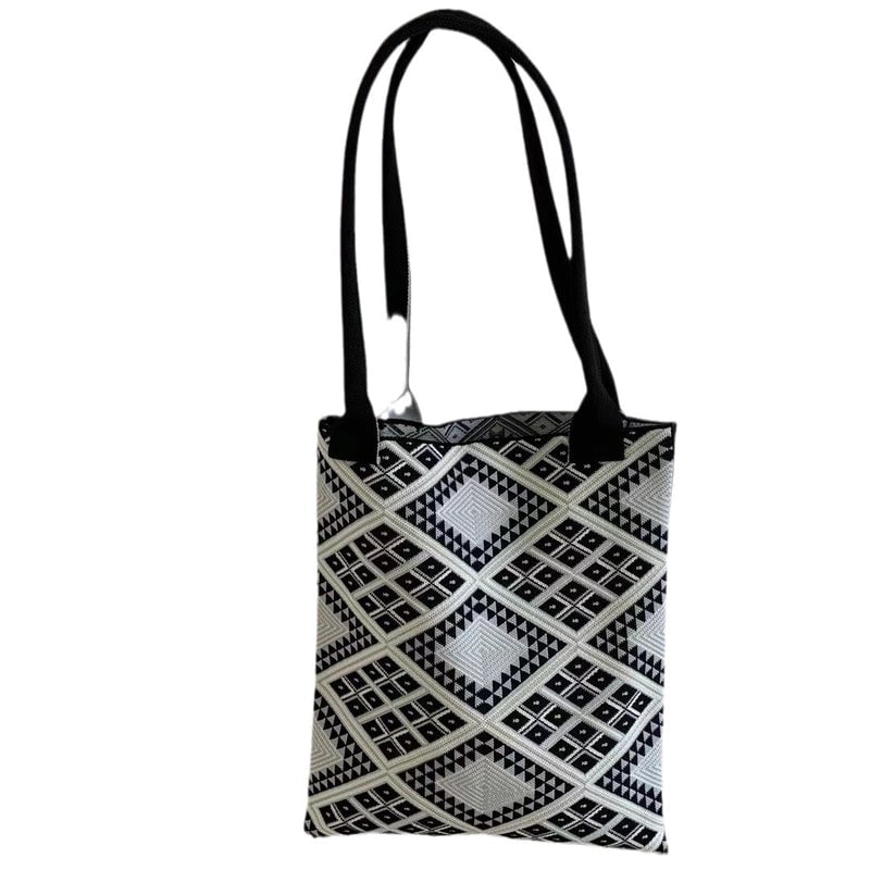 Women's Large Polyester Geometric Streetwear Square Open Handbag