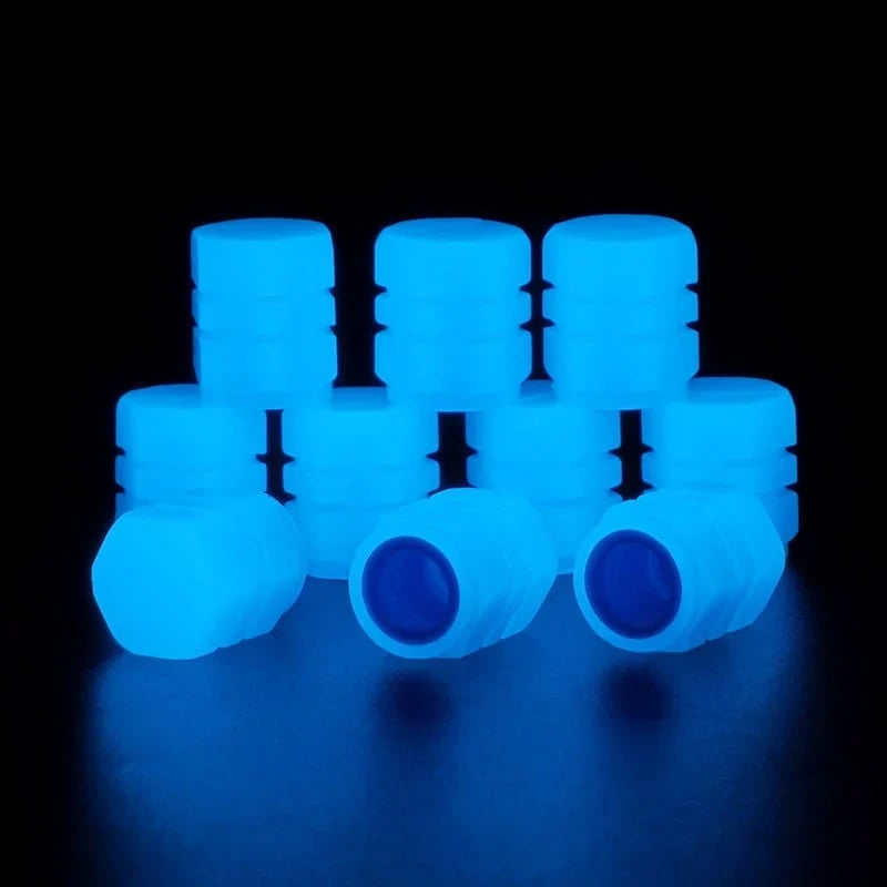 🔥🔥Universal Fluorescent Tire Valve Caps (4 PCS/Set)