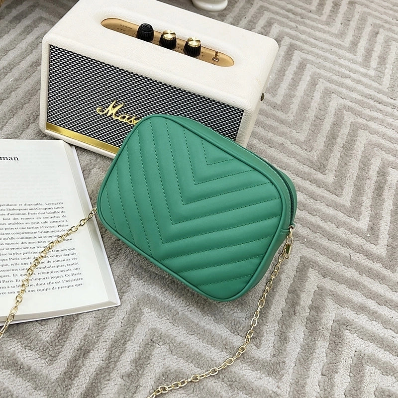 Women's Small All Seasons Pu Leather Vintage Style Shoulder Bag