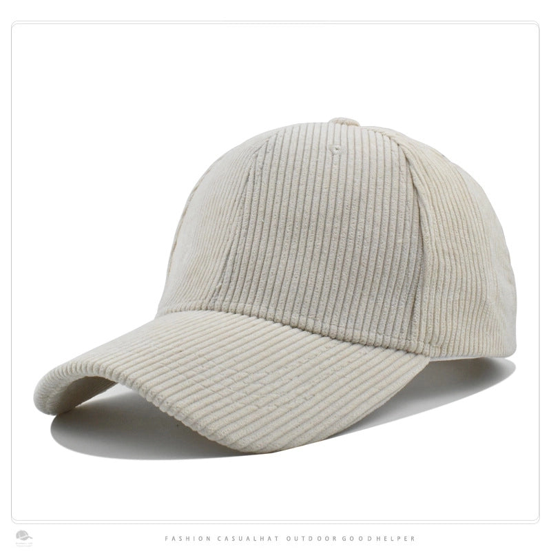 Unisex Elegant Lady Solid Color Curved Eaves Baseball Cap