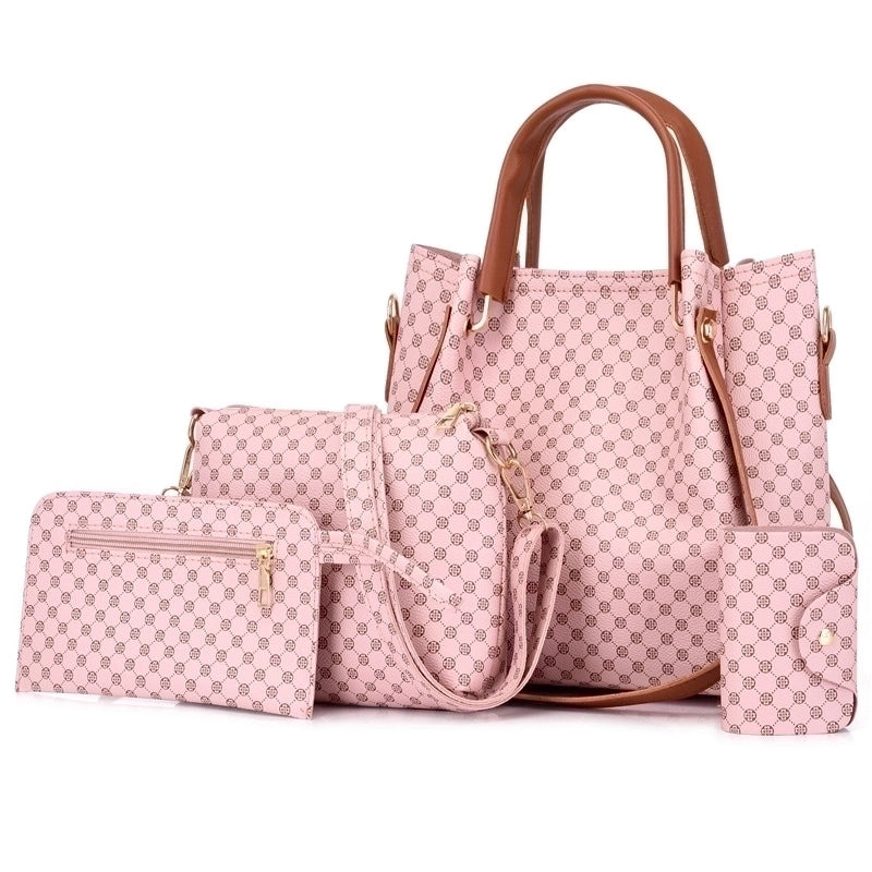 Women's Medium All Seasons Pu Leather Vintage Style Bag Sets