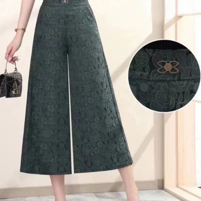 💝Women's Casual Breathable High Waist Wide Leg Pants✨