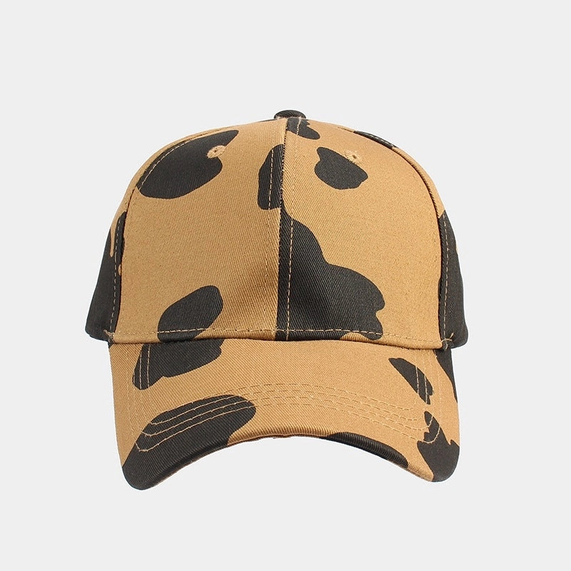Women's Fashion Zebra Printing Curved Eaves Baseball Cap