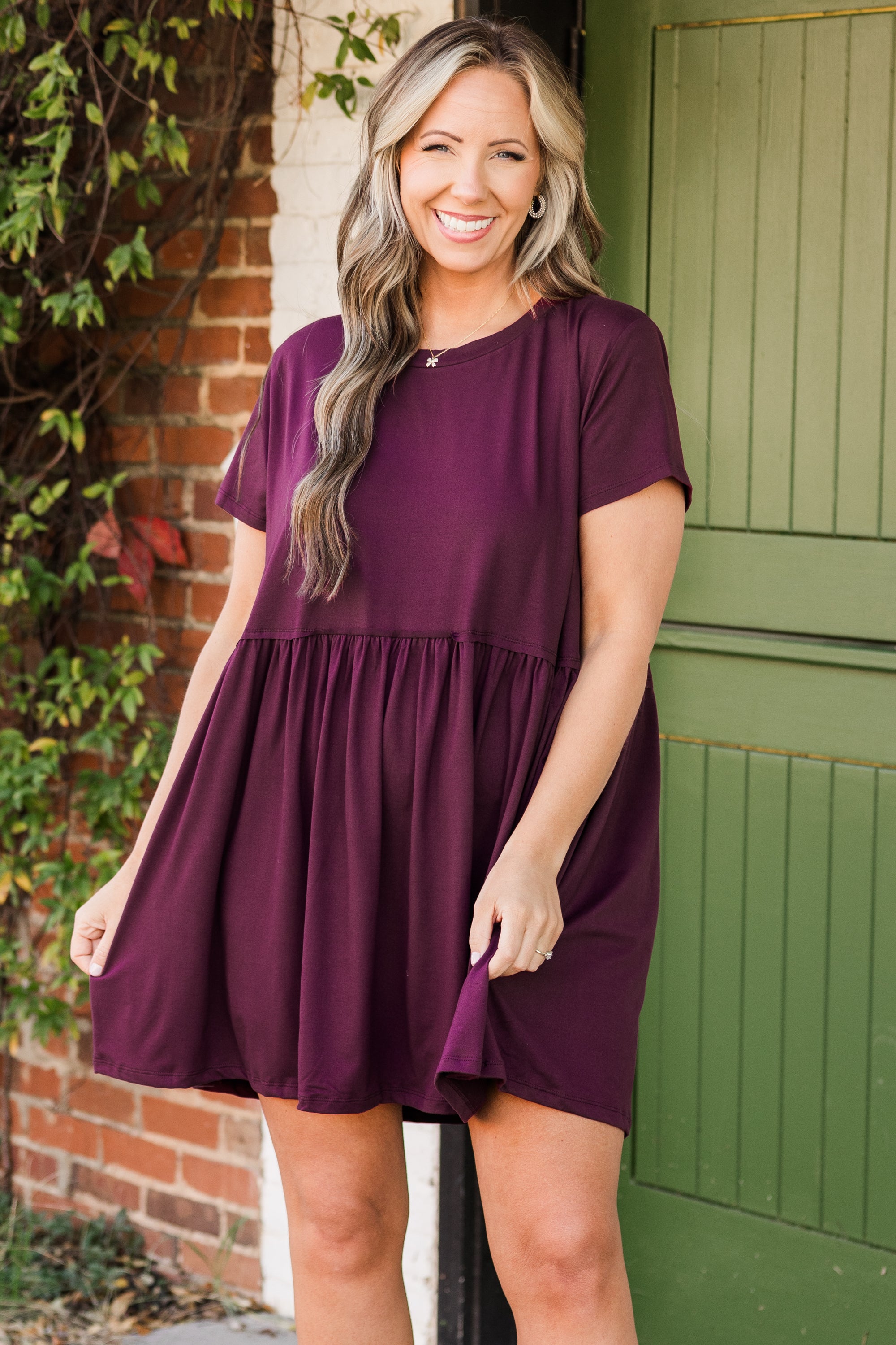 Bold Spirit Dress. Plum