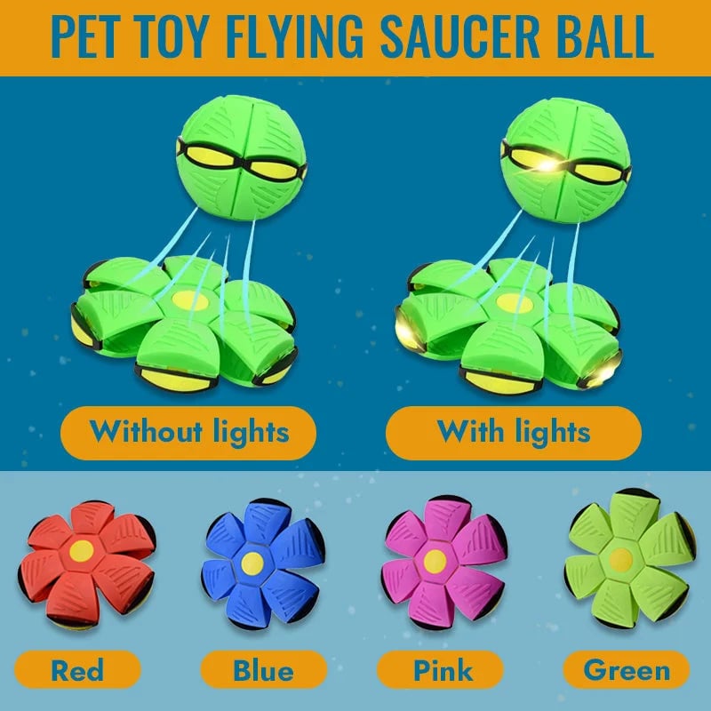 🐾Pet Toy Flying Saucer Ball🔥Buy 2 Get Extra 10% OFF