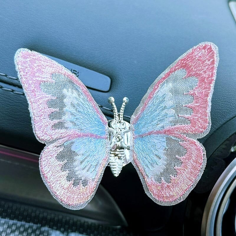 🔥2024 SALE - Embroidery Butterfly Decoration🚗🦋