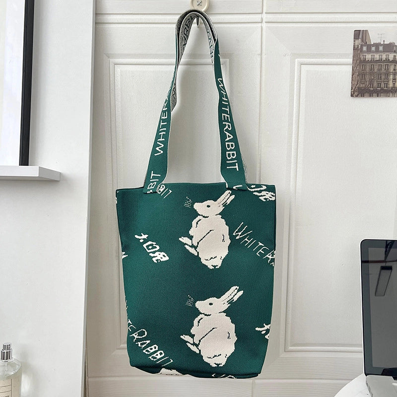 Women's Large Polyester Star Streetwear Square Open Handbag