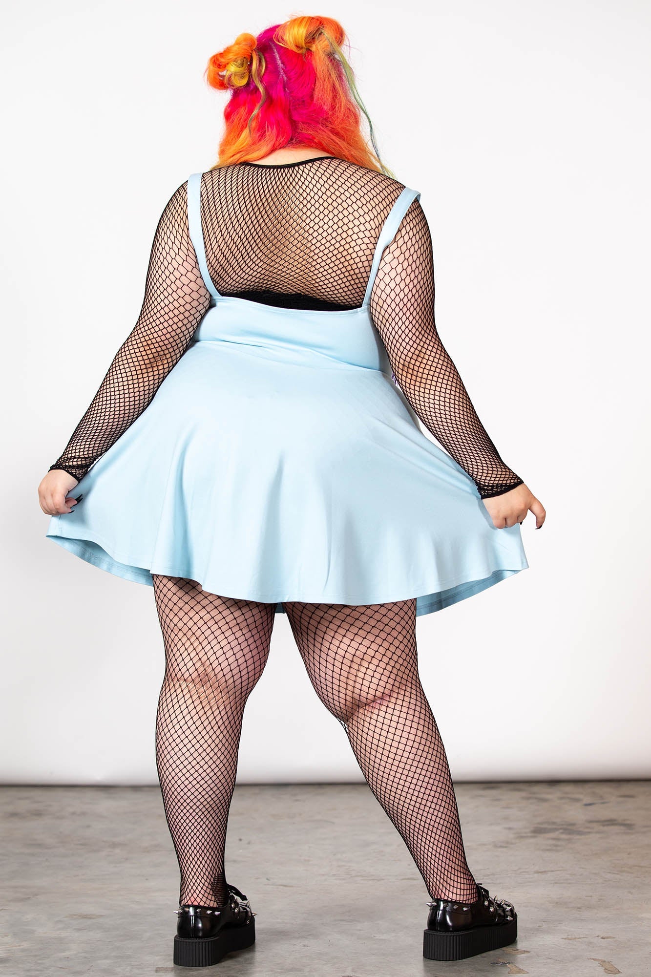 Suspend Me Statement Skirt [PASTEL BLUE]