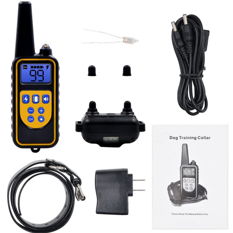 800m Electric Remote Control Waterproof Pet Training Collar