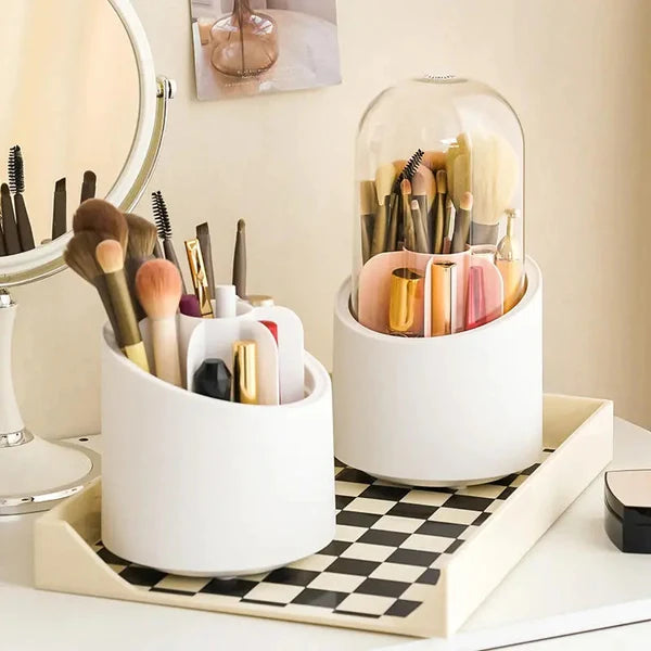 360° Rotating Base Makeup Brush Holder