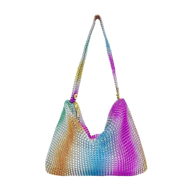 Women's Pvc Solid Color Elegant Vintage Style Square Magnetic Buckle Shoulder Bag Underarm Bag