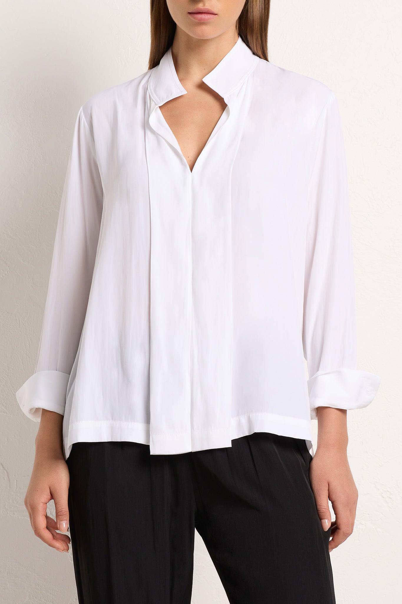 Mela Purdie Bevel Neck Shirt Mache