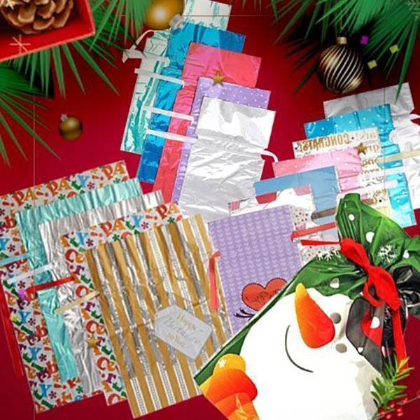 Drawstring Christmas Gift Bags