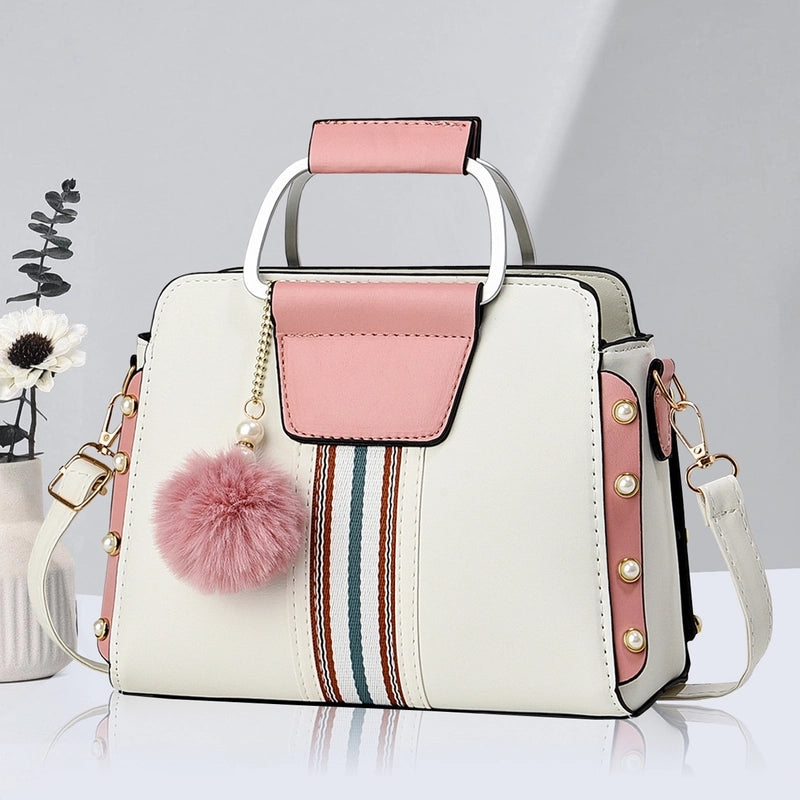 Women's Medium All Seasons Pu Leather Vintage Style Handbag