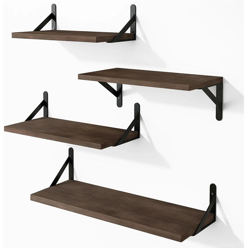 Casual Elegant Pastoral Solid Color Paulownia Iron Storage Rack
