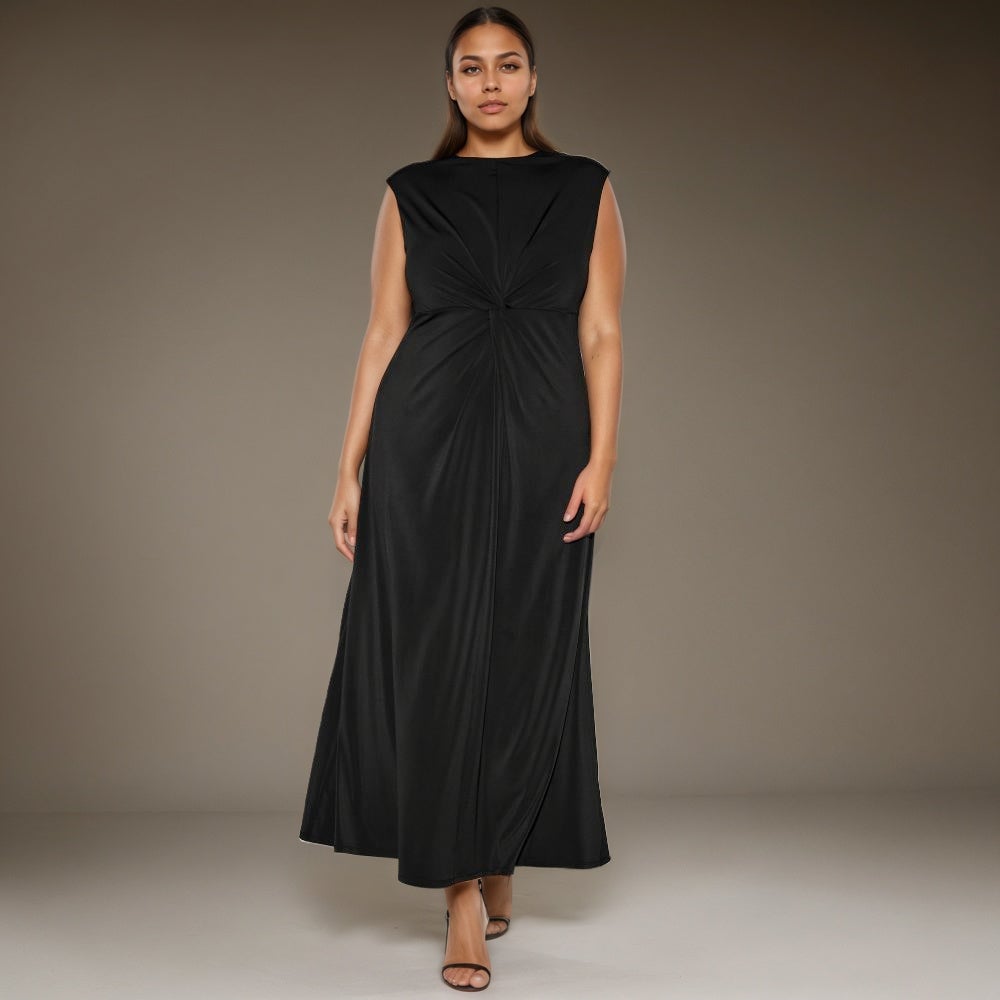 Twist Front Maxi Dress