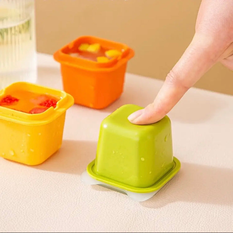 Reusable Ice Block Molds. 6 Grid IceCube Tray