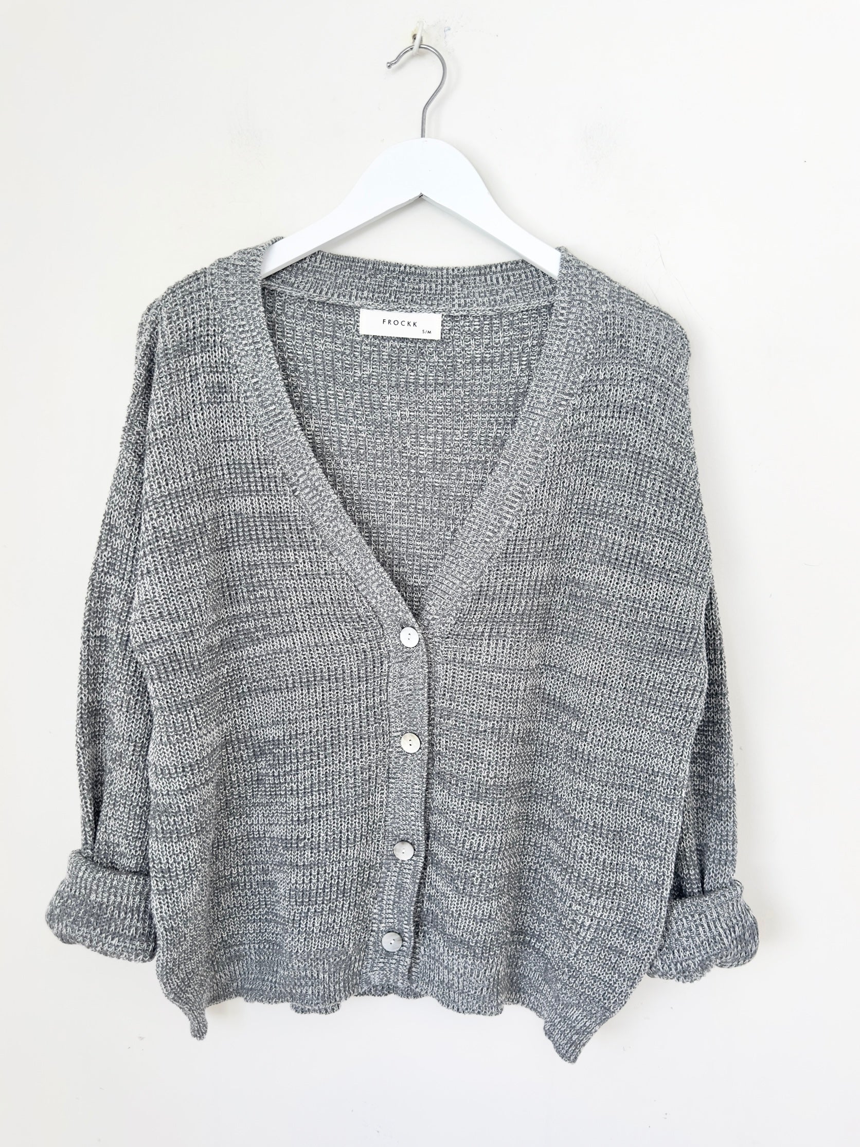 lucas cardi - grey/white mix  cotton