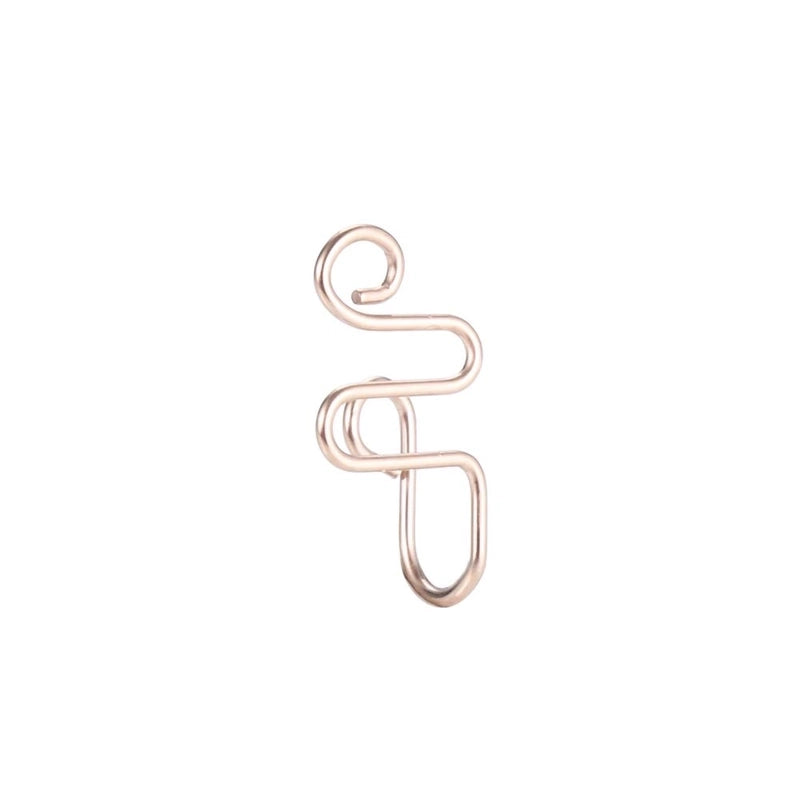 Fashion U Shape Stainless Steel Plating Nose Ring 1 Piece